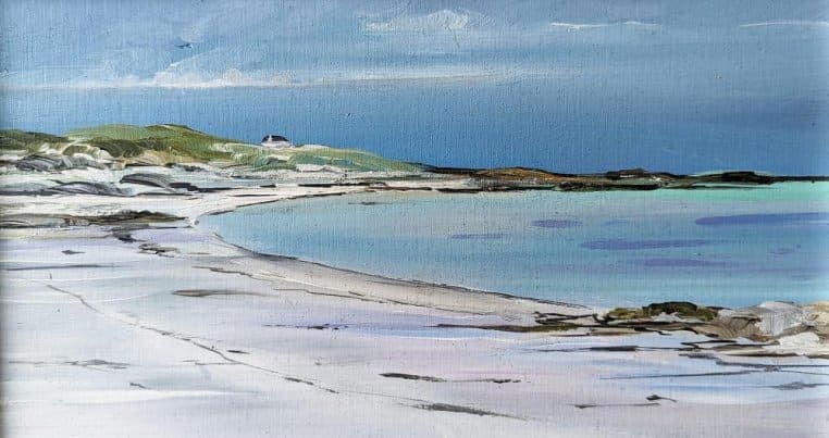 Turquoise Sea Caolas Tiree by Allison Young 