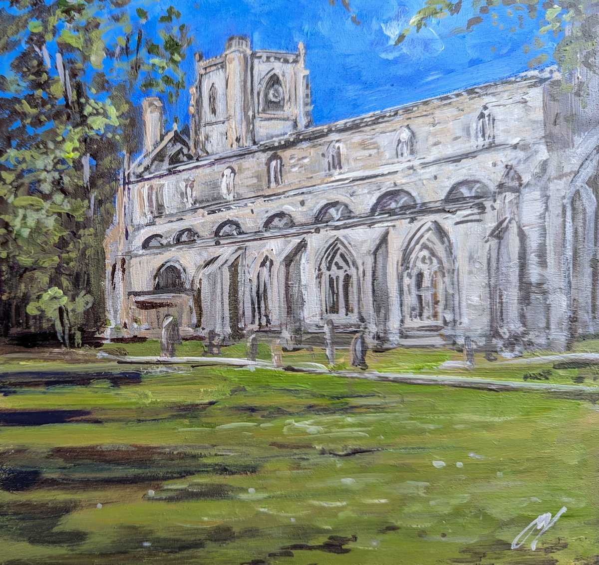 Dunkeld Cathedral by Allison Young 