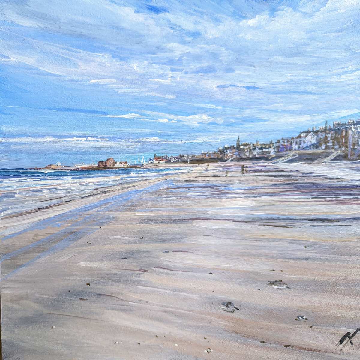 Beach Walk North Berwick by Allison Young 