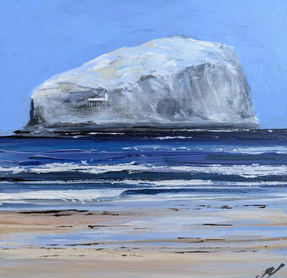 Cobalt Sky BassRock by Allison Young, Image 1.