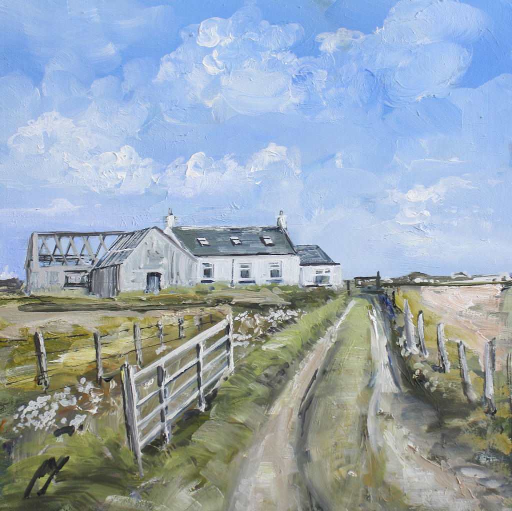 House at Cornaigbeg Tiree by Allison Young 