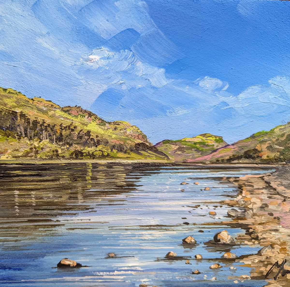Blue Sky Loch Lubnaig by Allison Young 