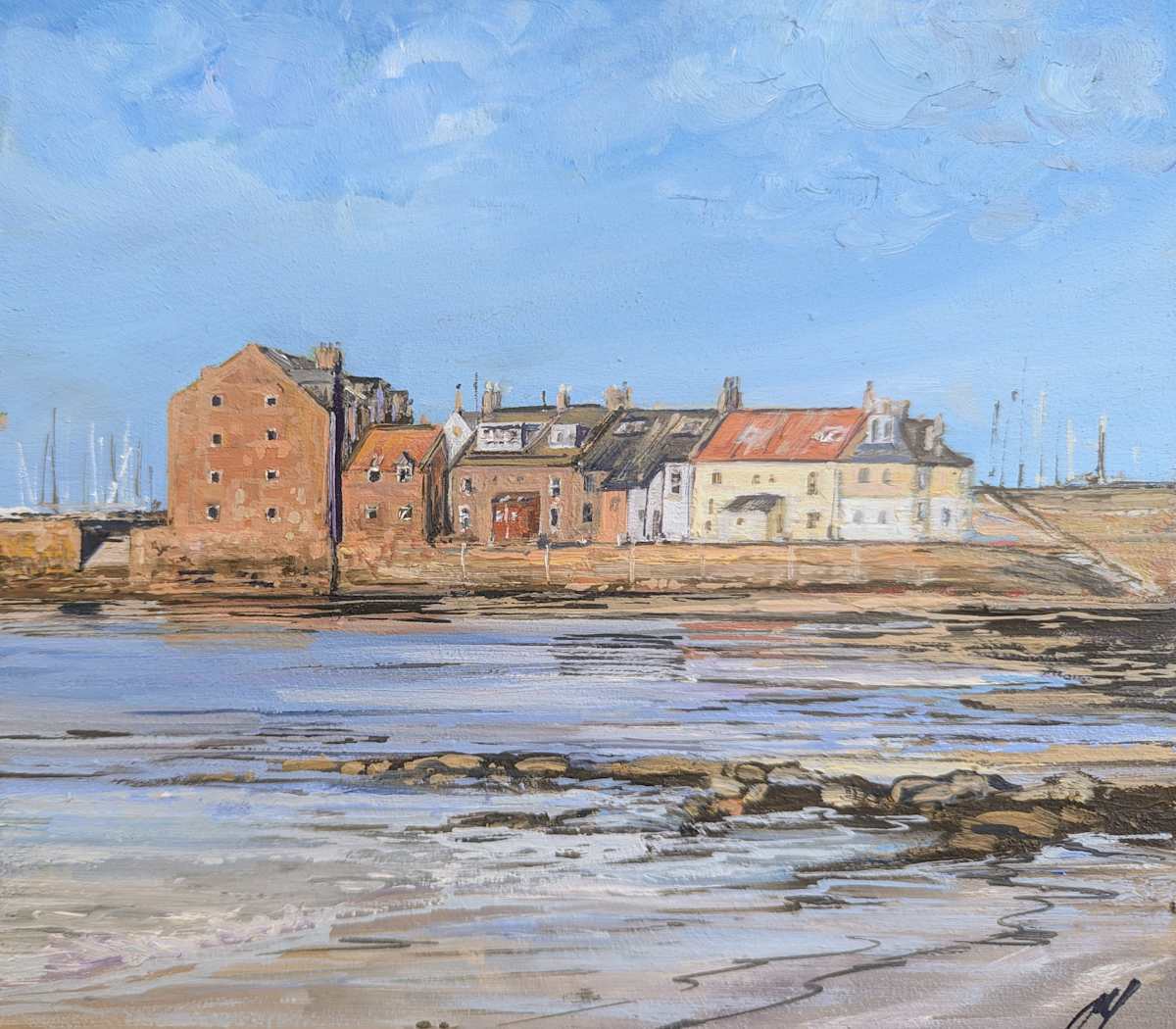 Sandstone Buildings by Allison Young 