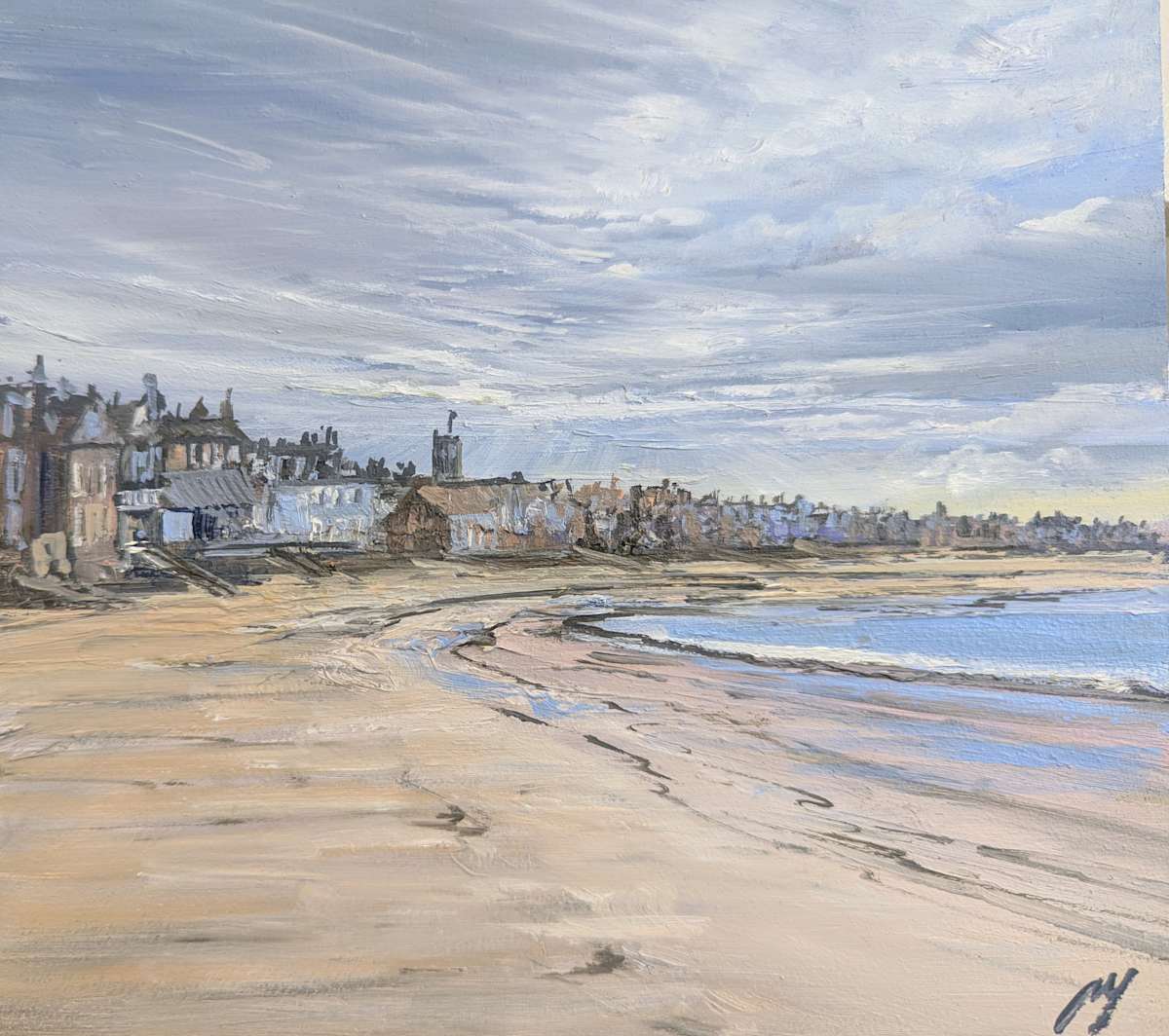 Silver Sky North Berwick by Allison Young 
