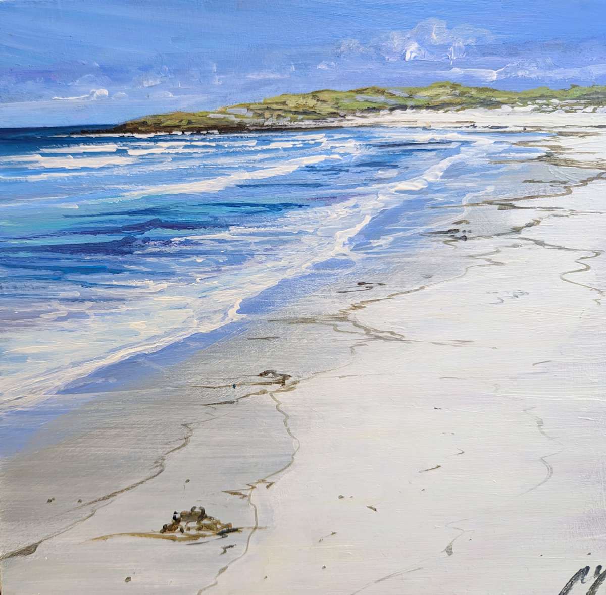 Receding Tide Balevullin Tiree by Allison Young 