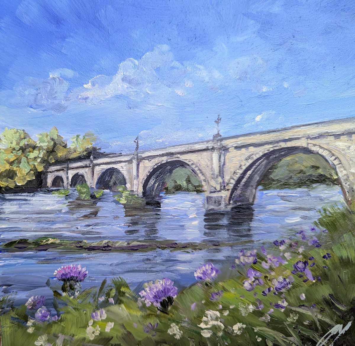 River Tay Thistles by Allison Young, Image 5.
