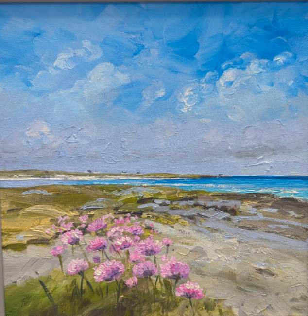 sea pinks Tiree by Allison Young, Image 1.