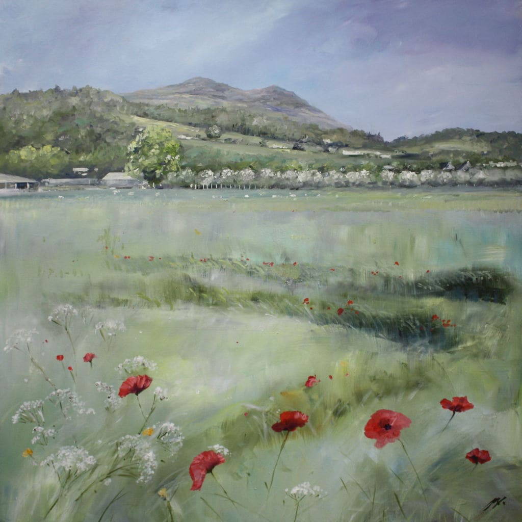 Summer Field, Carse of Lecropt by Allison Young 