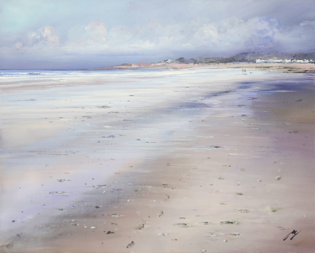 Towards Gullane, Morning Mist by Allison Young 