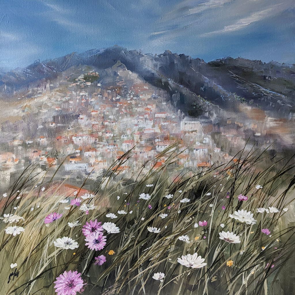 Wildflowers Madeira (from Pico de Barcelos) by Allison Young 