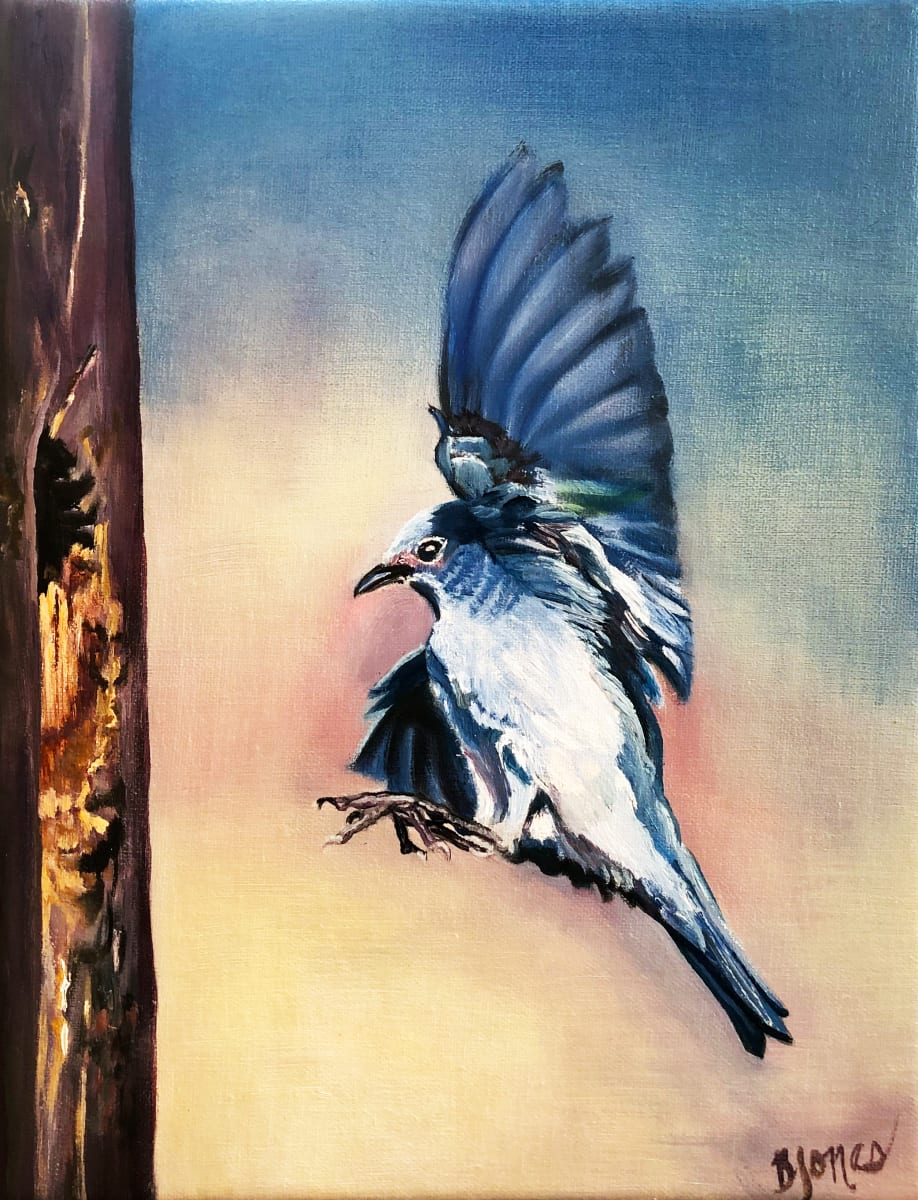 Bluebird Nest by Bobbe Jones  Image: Original