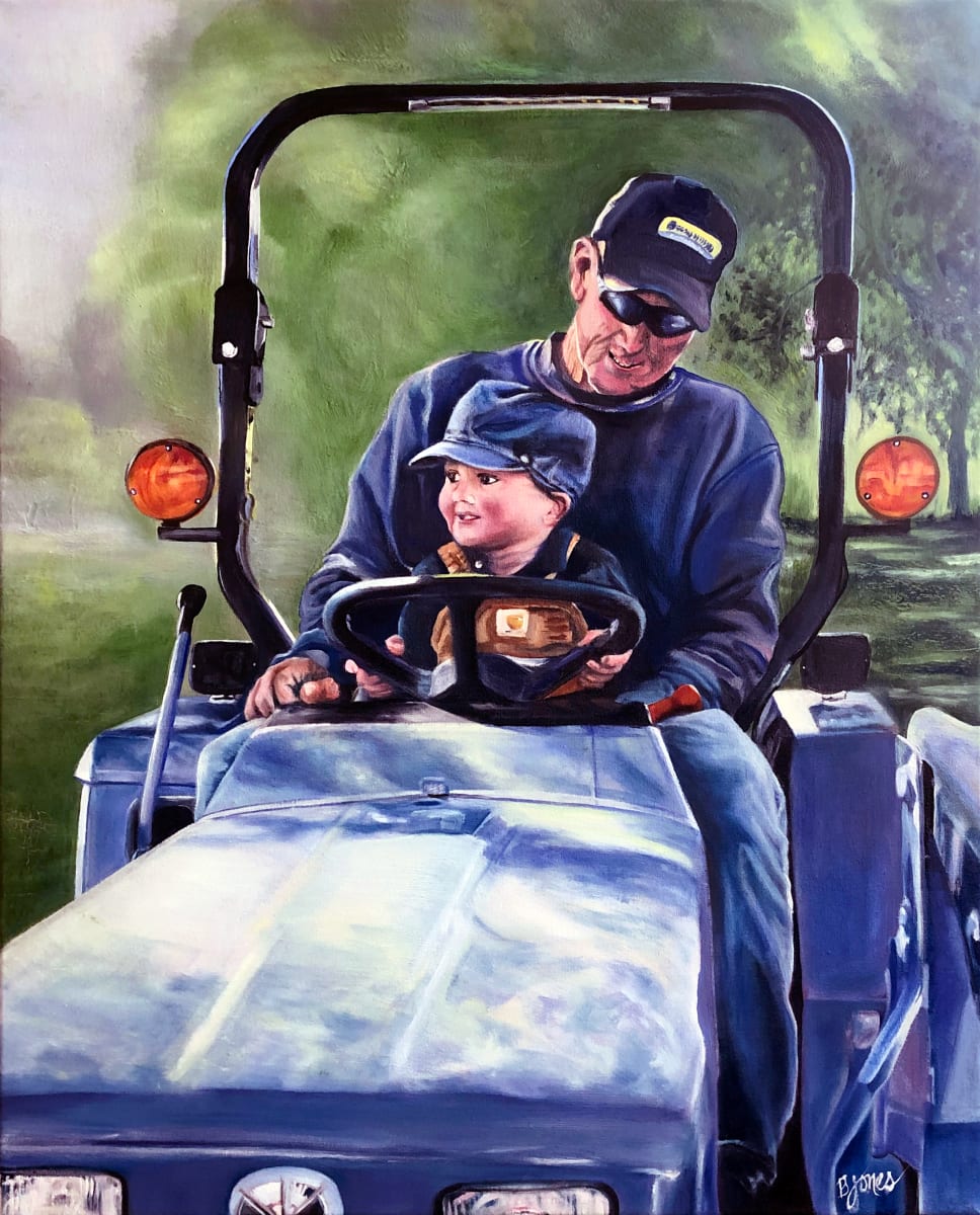 First Tractor Ride by Bobbe Jones  Image: Original