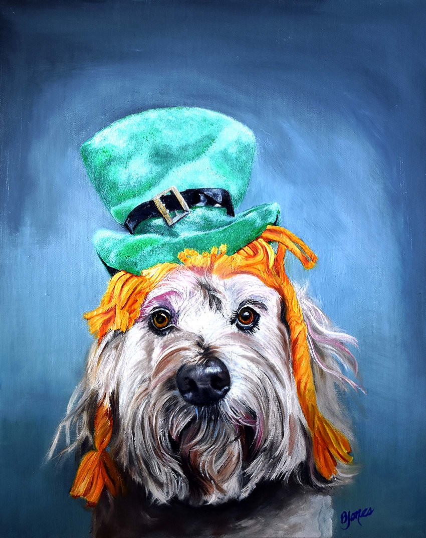 St Patricks Dog by Bobbe Jones, Image 1.