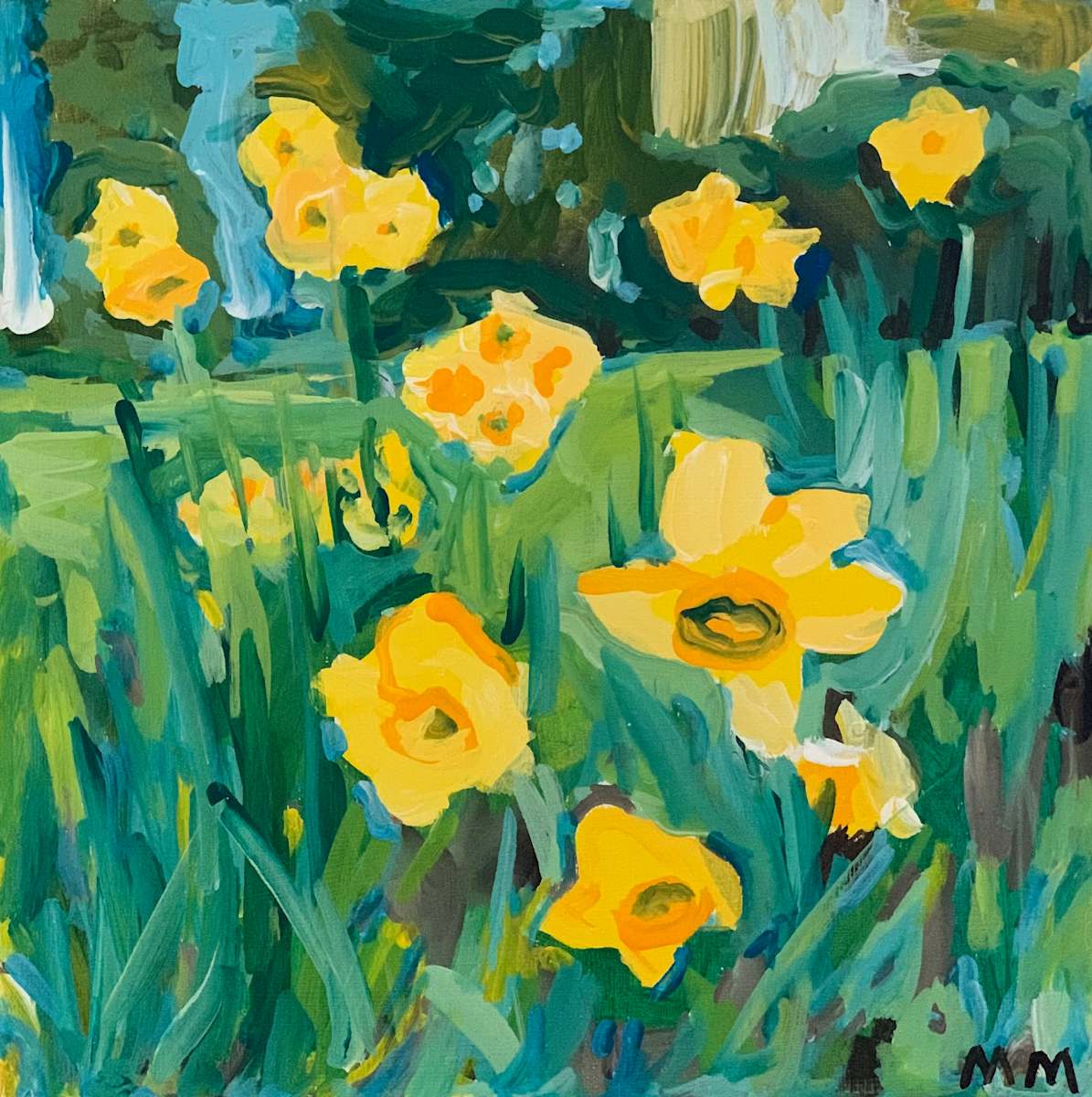 Daffodils by Marie Kathleen Moone, Image 1.