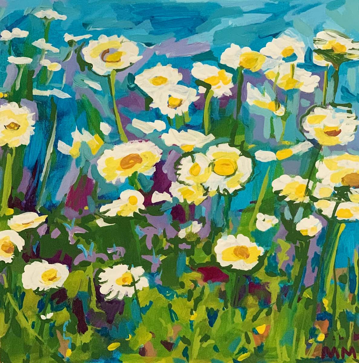 Daisies by Marie Kathleen Moone, Image 1.