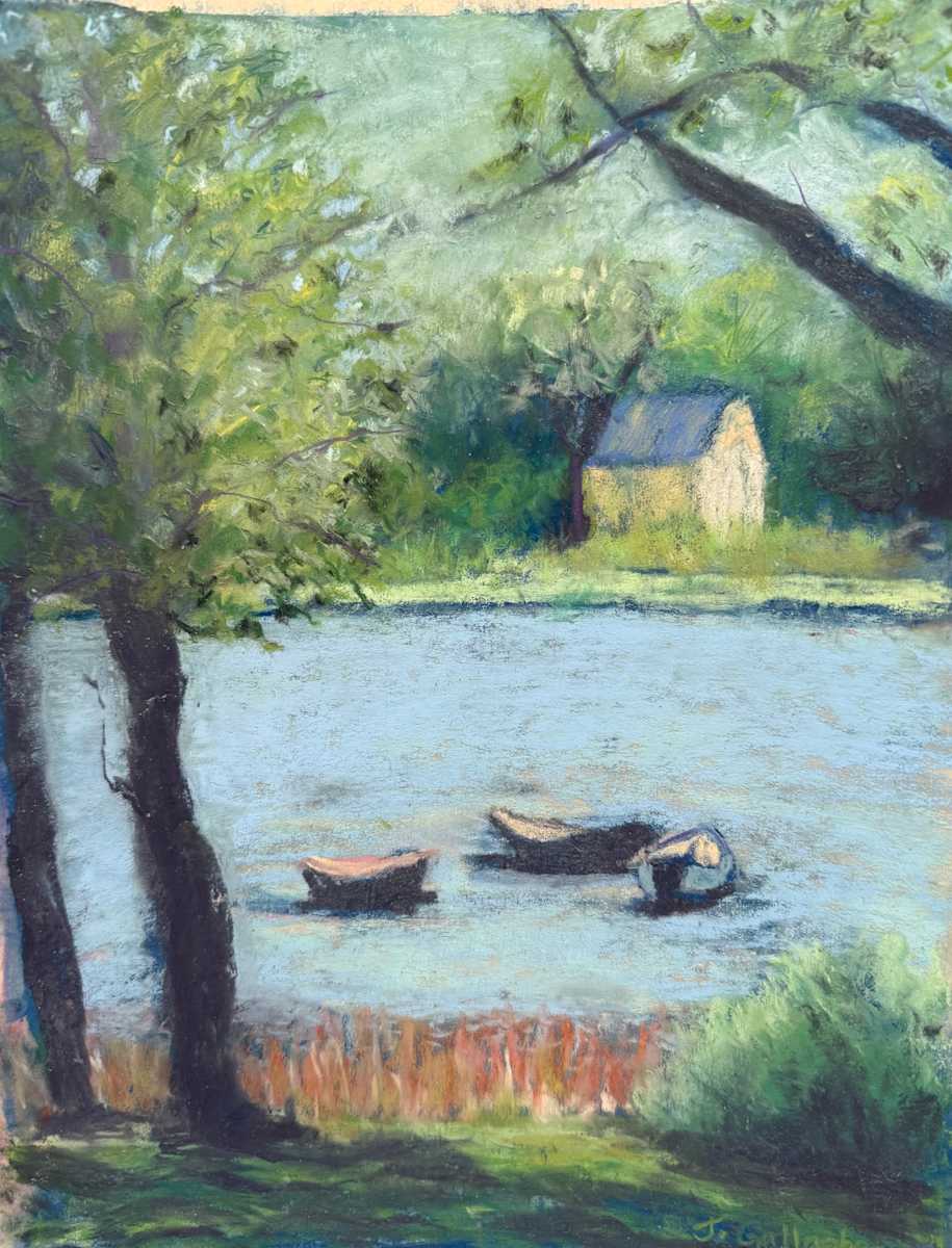 Dories at Rest by Janet Gallagher, Image 1.