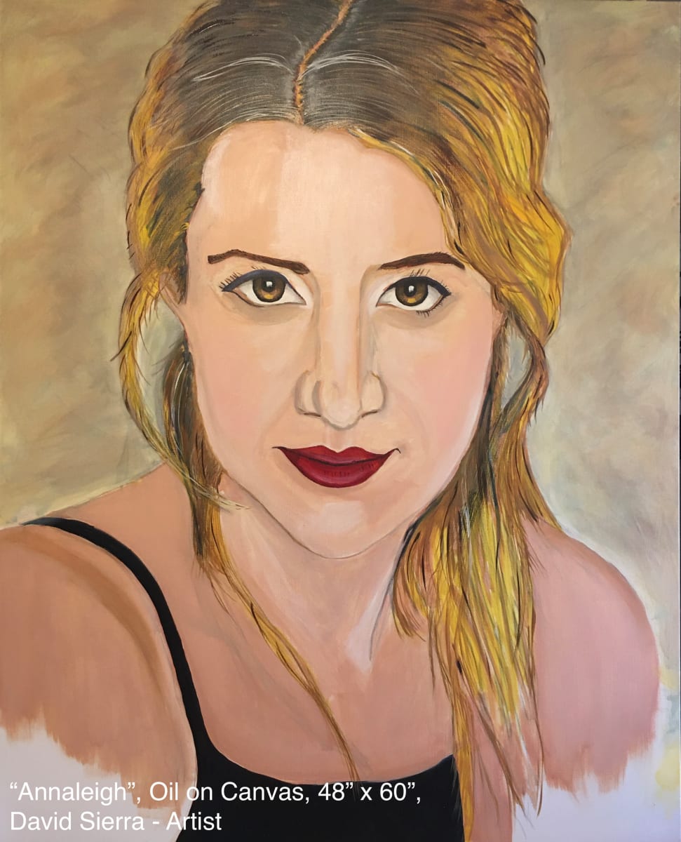 Annaleigh by David Sierra  Image: "Annaleigh", 48"x60", Oil on Canvas