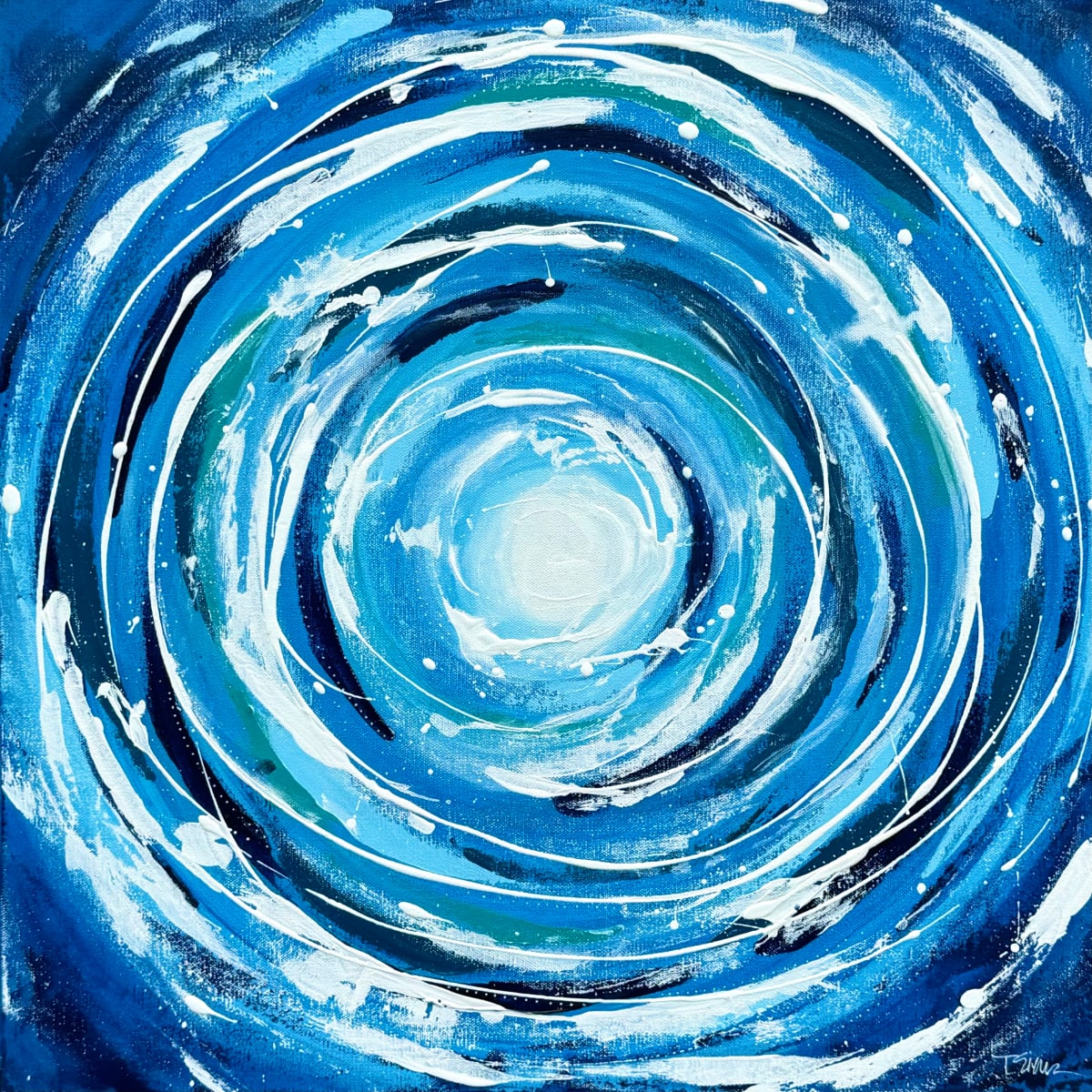 Circle of Joy - Blue by Terri Sierra 