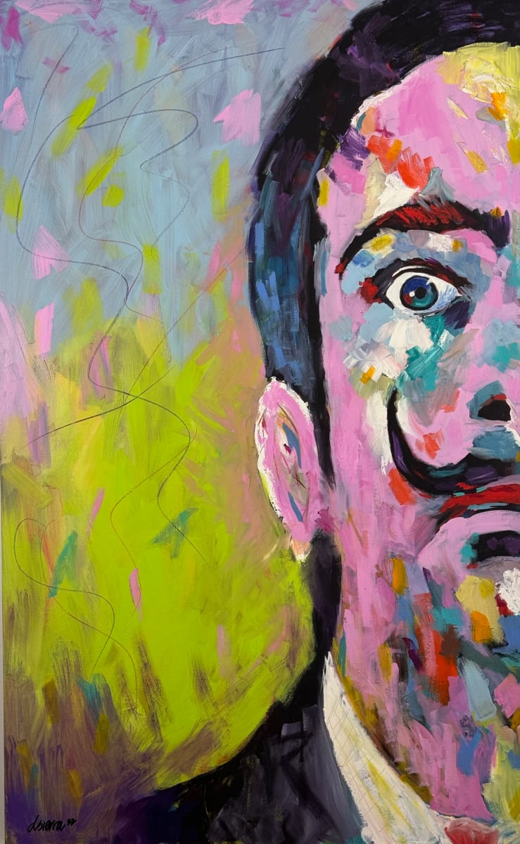 Hello Dali, 30" x 48", Oil on Canvas
