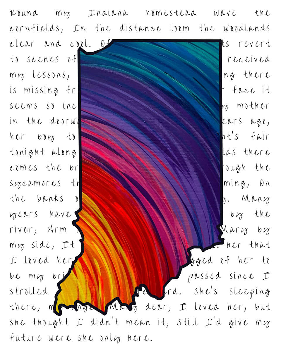 Indiana "On the Banks of the Wabash" by Terri Sierra 
