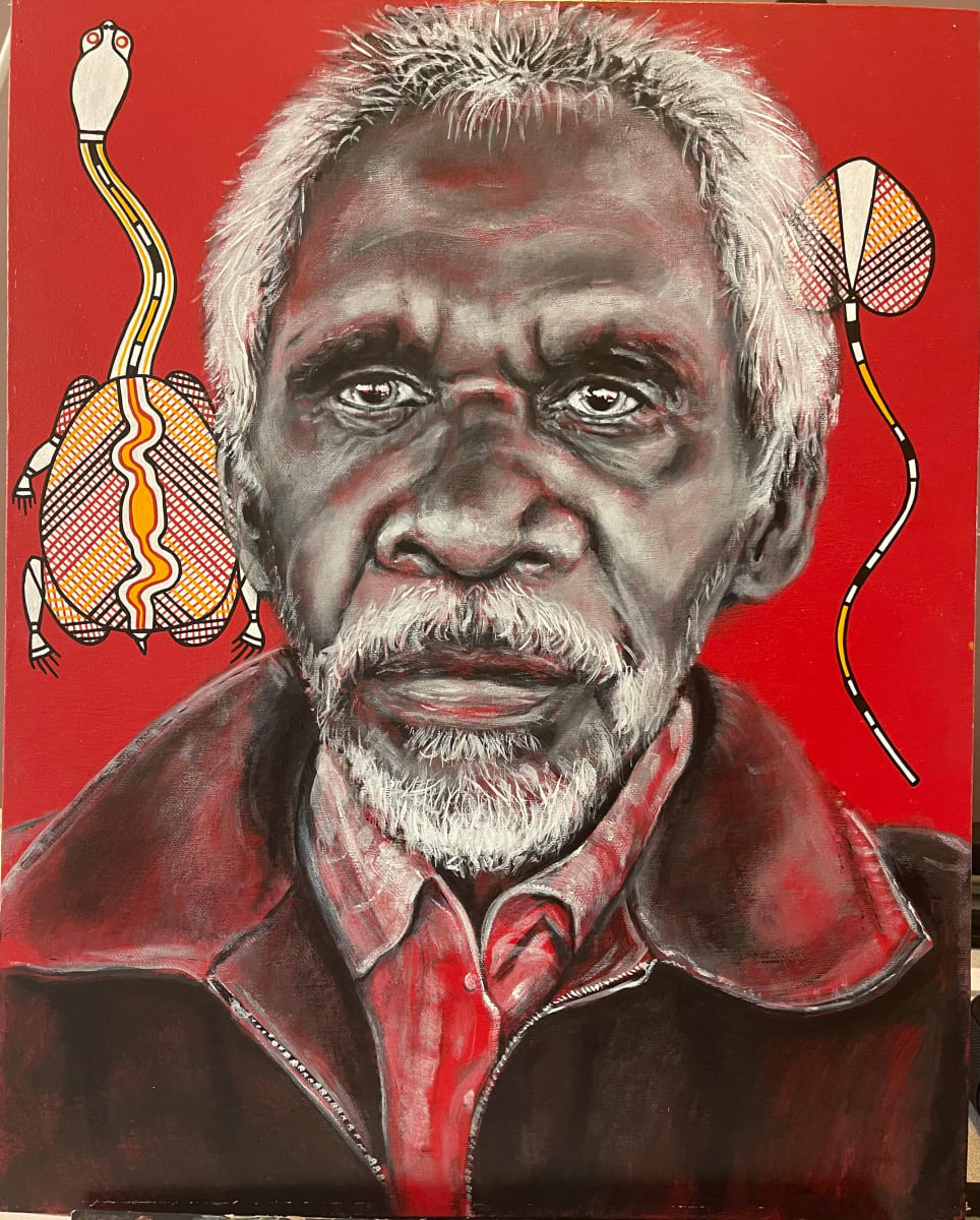 Proud Aboriginal Man by Catherine Miles 