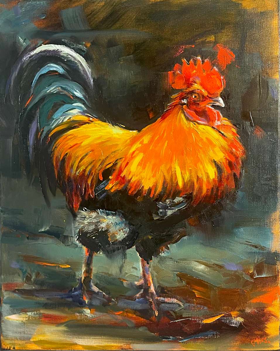 Rooster by Catherine Miles 