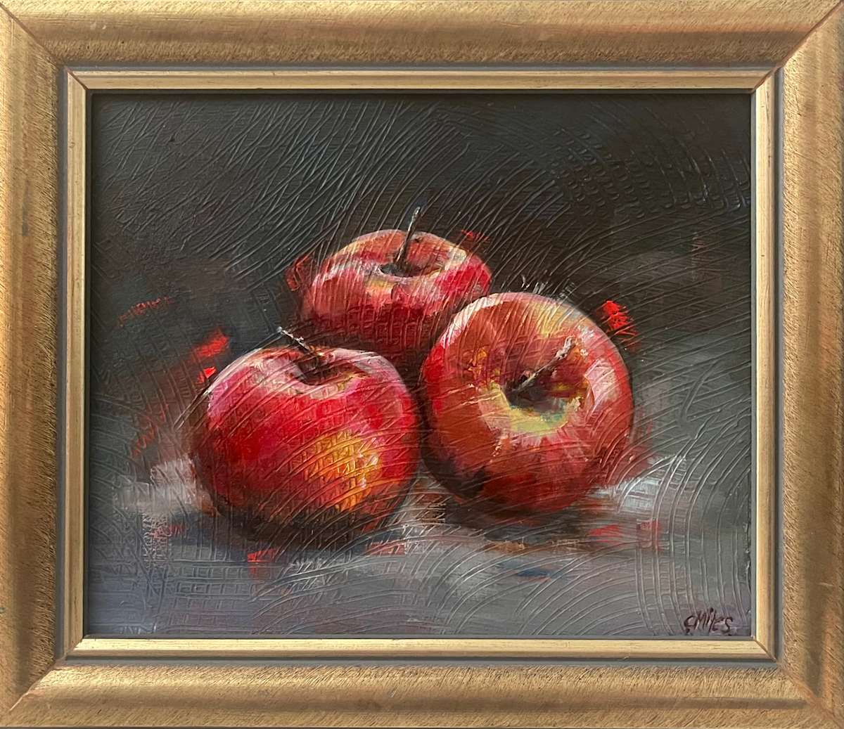 Red Apple Study by Catherine Miles 