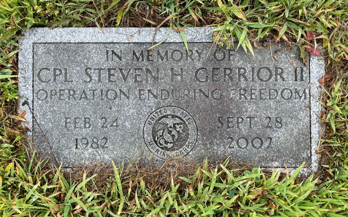 Steven Gerrior Memorial Plaque by Unknown 