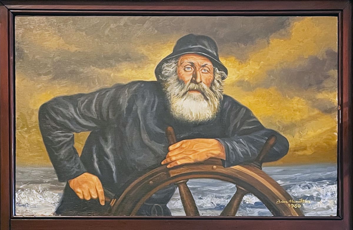 Man at the Wheel by Brian Hamilton 