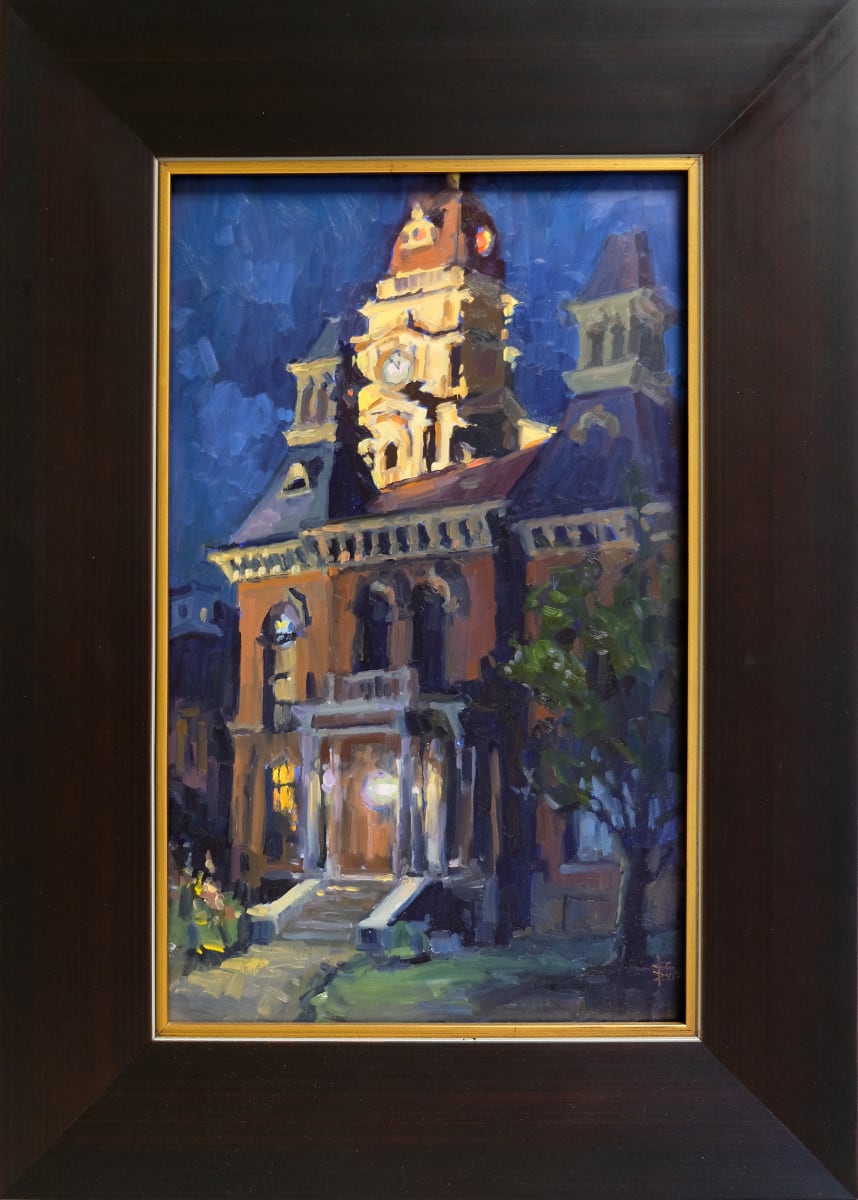 Town Hall Light Show by Kari Ganoung Ruiz 
