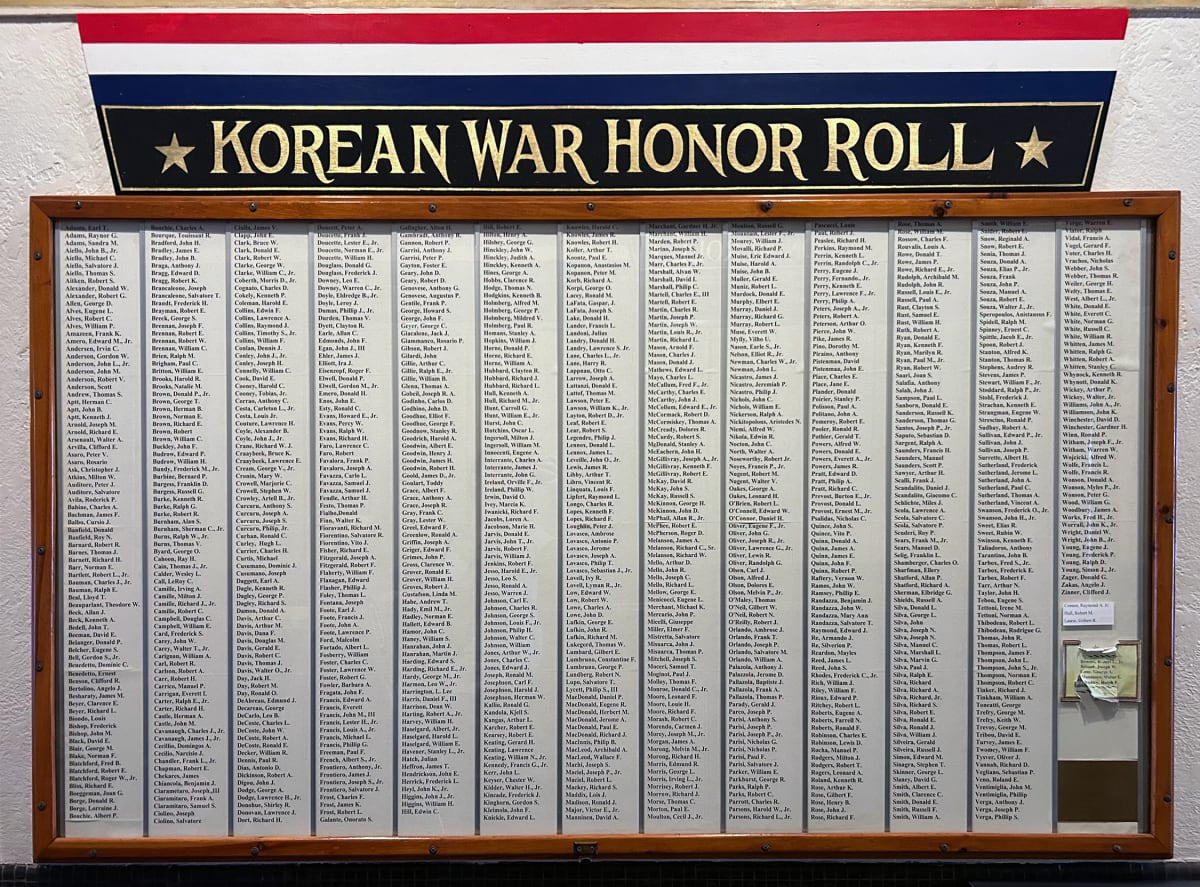 Korean War Honor Roll Memorial by Unknown 