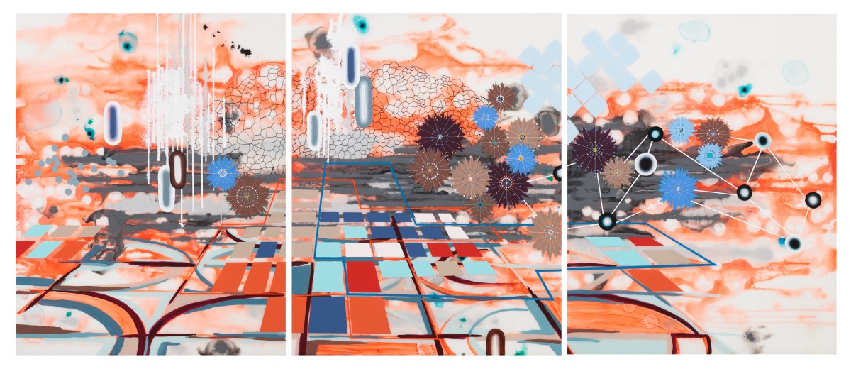 Terrain (triptych) by Heather Patterson 