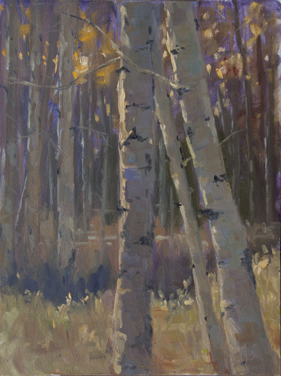 Aspen Impressions - Fall I by Jennifer Riefenberg 