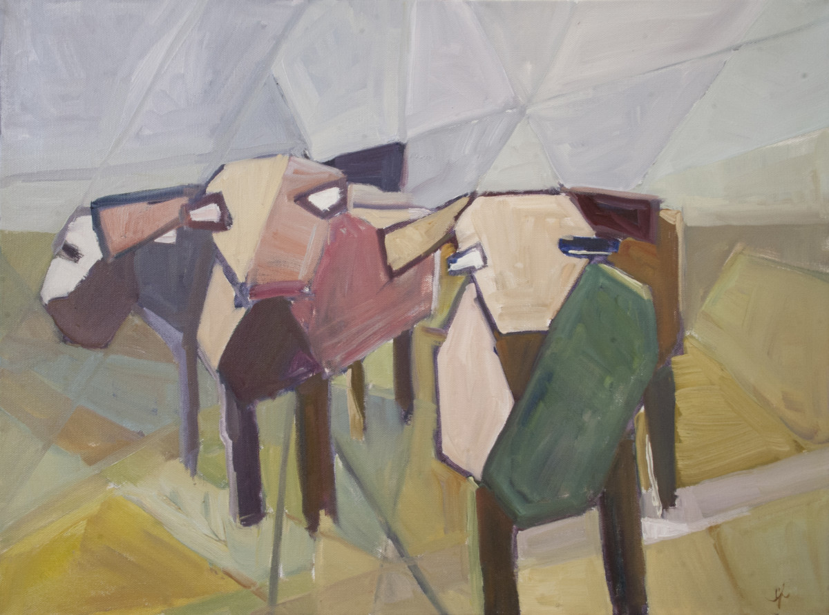 Cattle I by Jennifer Riefenberg 