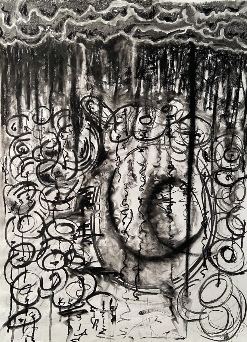Ombaashi  (Ojibwe for s/he it (animate) is blown up in the air, lifted by the wind, flies, sails or soars upward.) by Kristin Halladay  Image: Ombaashi
