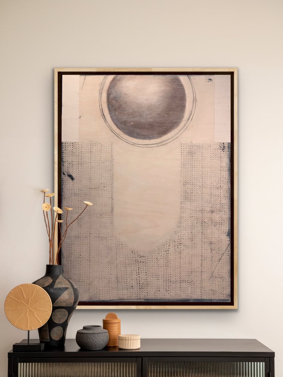 Hetep by Shauna Marie Martin  Image: Digital room with digital frame (will be framed with similar maple floater frame)