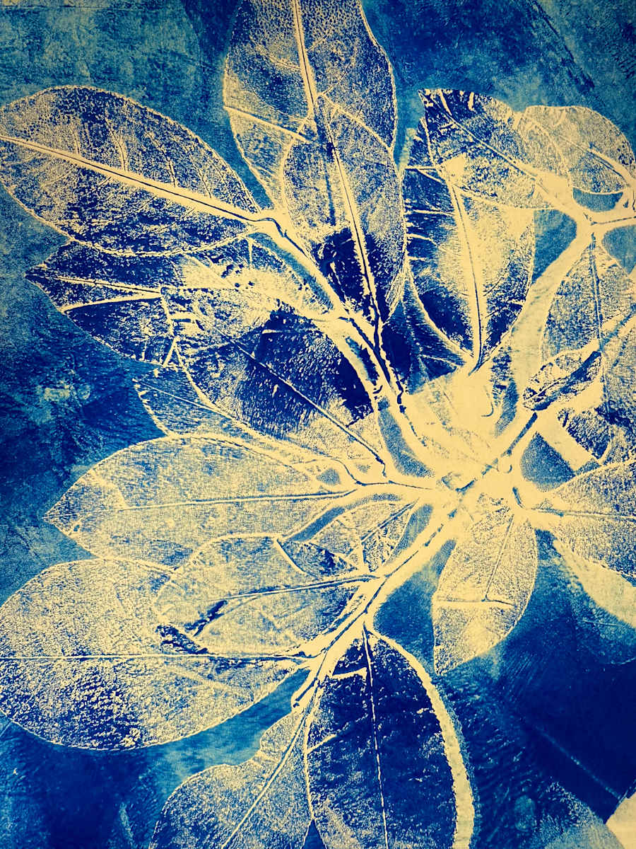 A Memory Rooted In Cobalt by Katie Thompson - Art By Katie Thompson, Image 1.