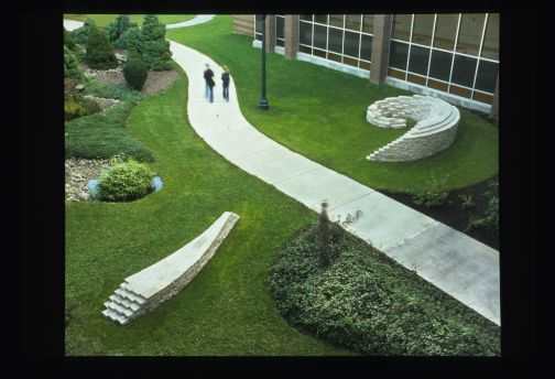 Spiral Growth (KSU - Cunningham Hall) by Janet Lofquist 