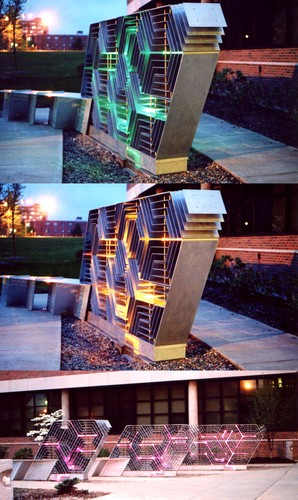 Liquid Crystals (KSU - LCI/Materials Science Building) by Mikyoung Kim 