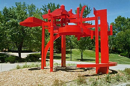 Inner Circles (Youngstown State University - Moser Hall) by David Black 