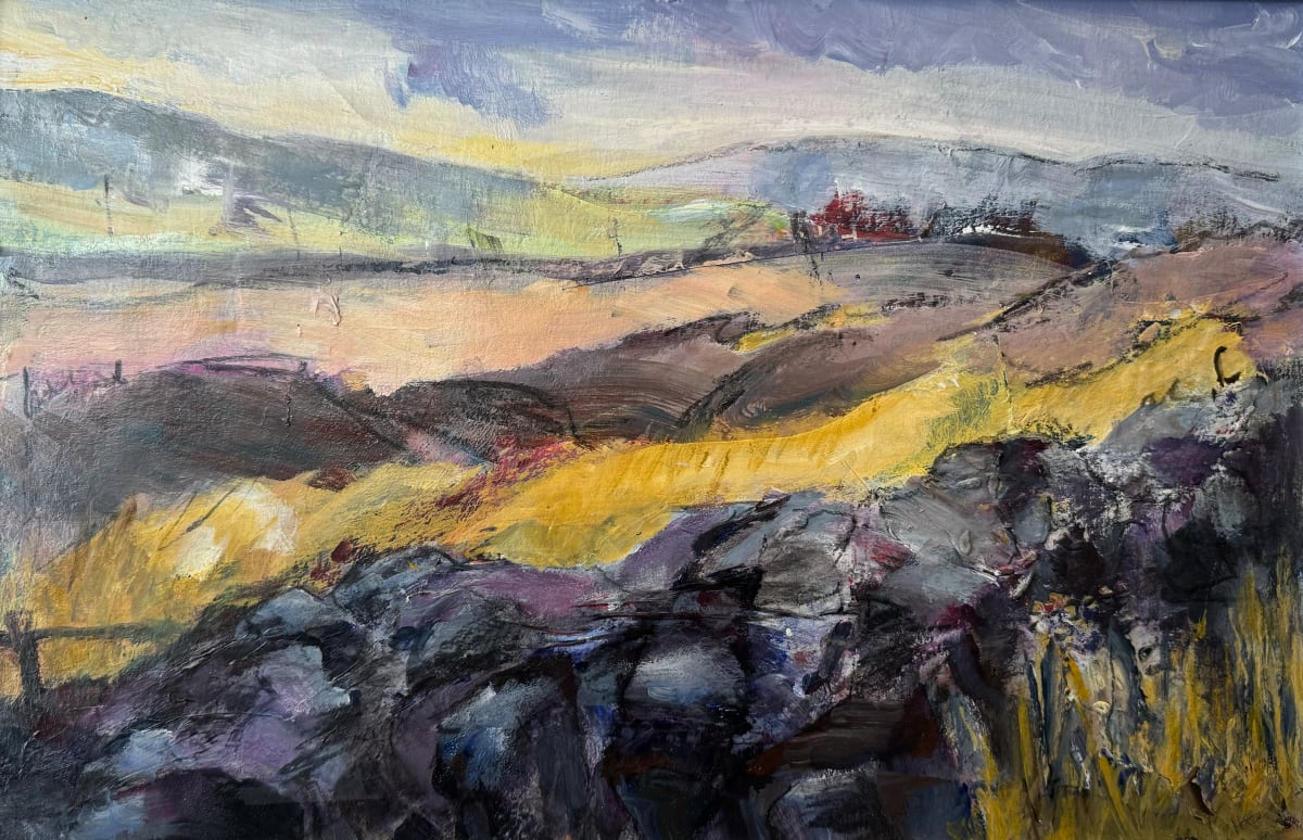 Over The Dyke by Hazel Hay 