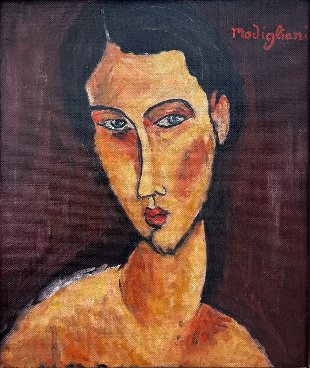 'Portrait of a Woman' After Modigliani by David Henty 