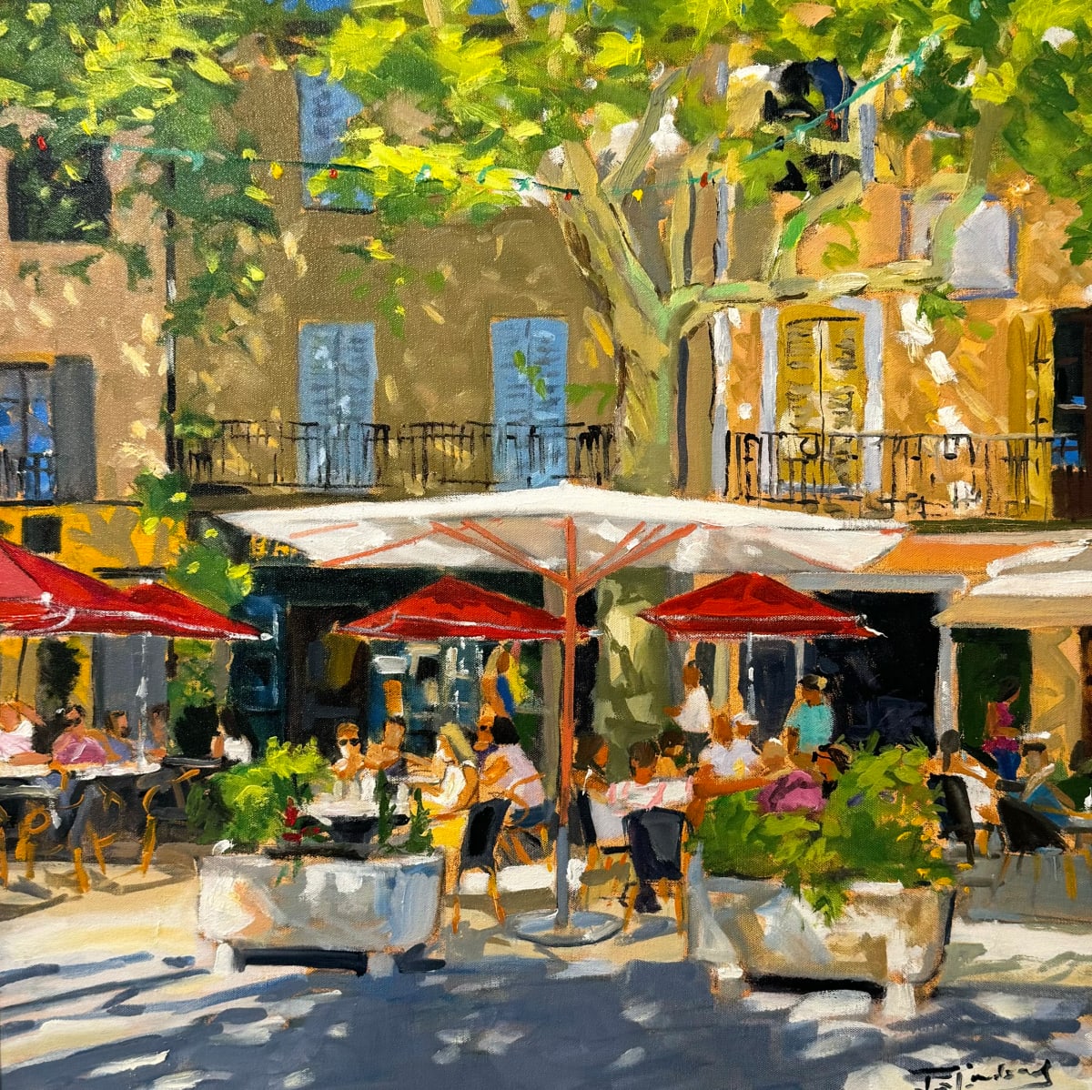 Dappled Light, Tournon by James Somerville-Lindsay 