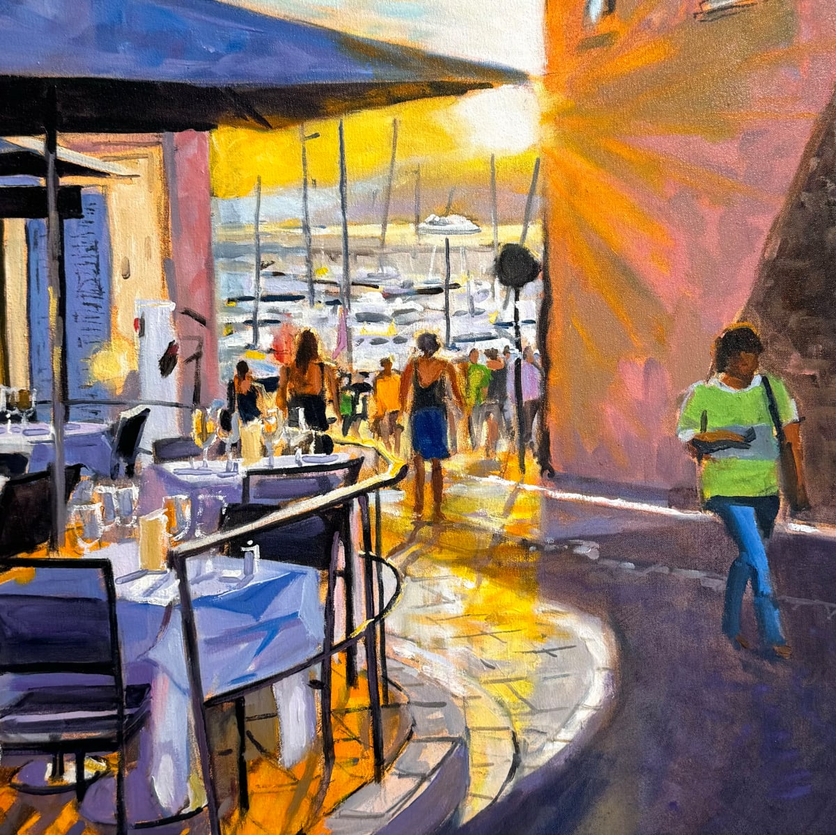 Golden Hour, St Tropez by James Somerville-Lindsay 