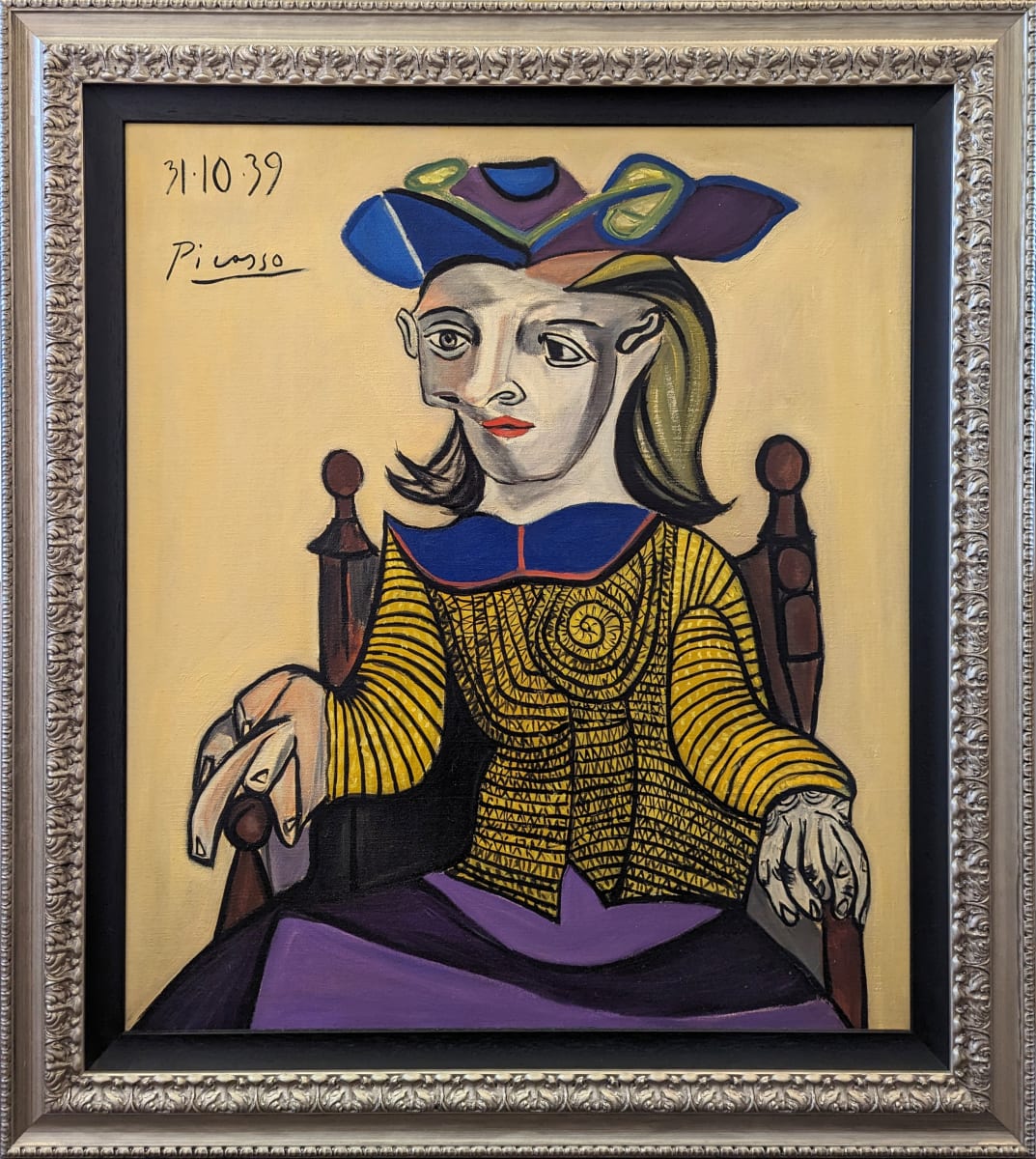 'Yellow Shirt' After Pablo Picasse by David Henty 