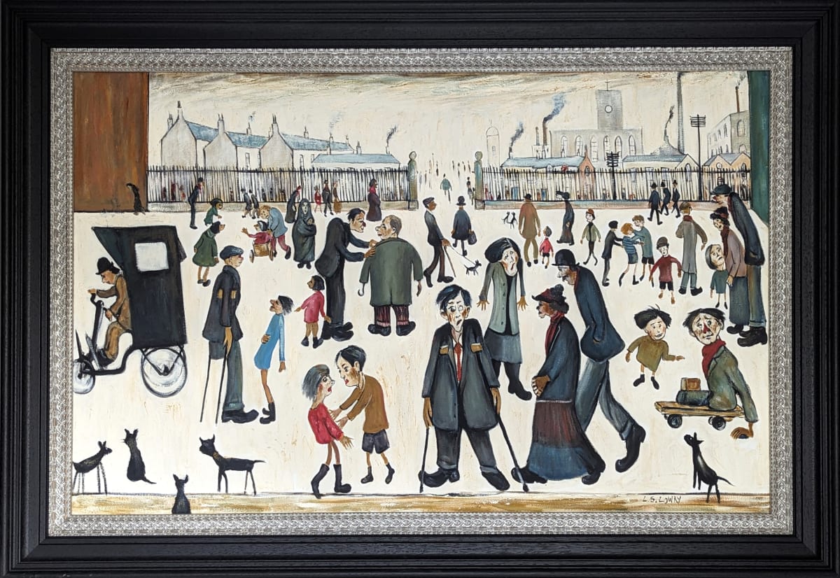 'The Cripples' L.S. Lowry by David Henty 