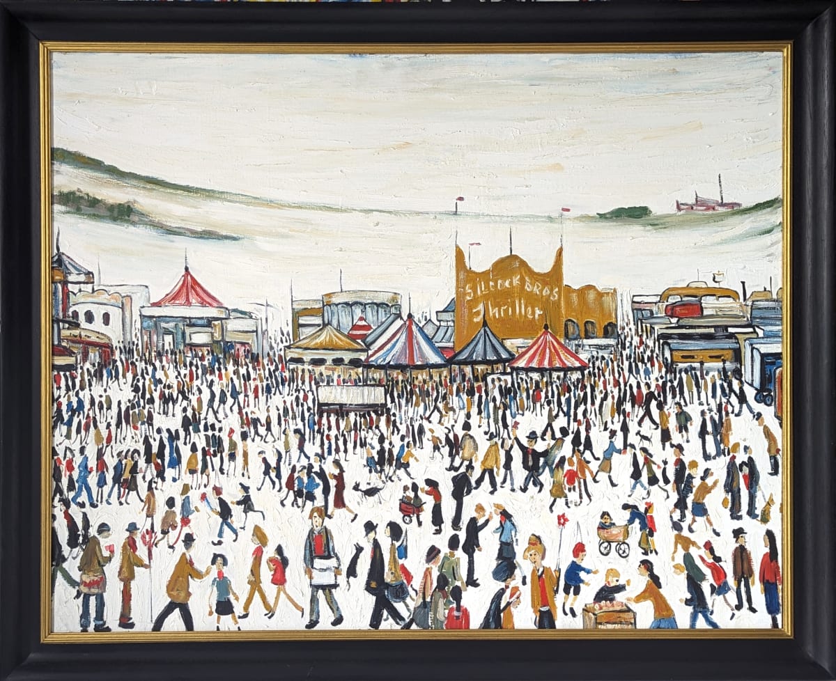 'Funfair at Daisy Nook' After L.S. Lowry by David Henty 