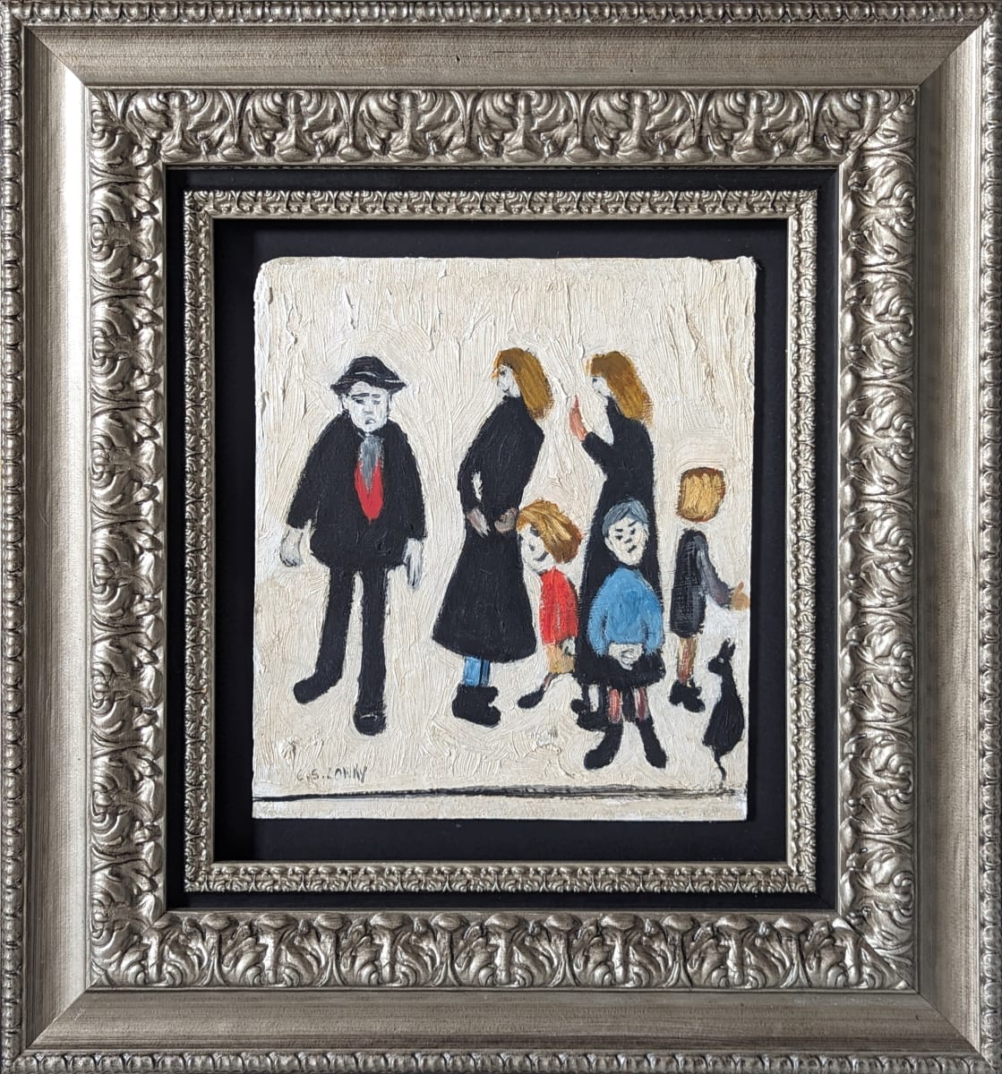 'Group Scene' After L.S. Lowry by David Henty 