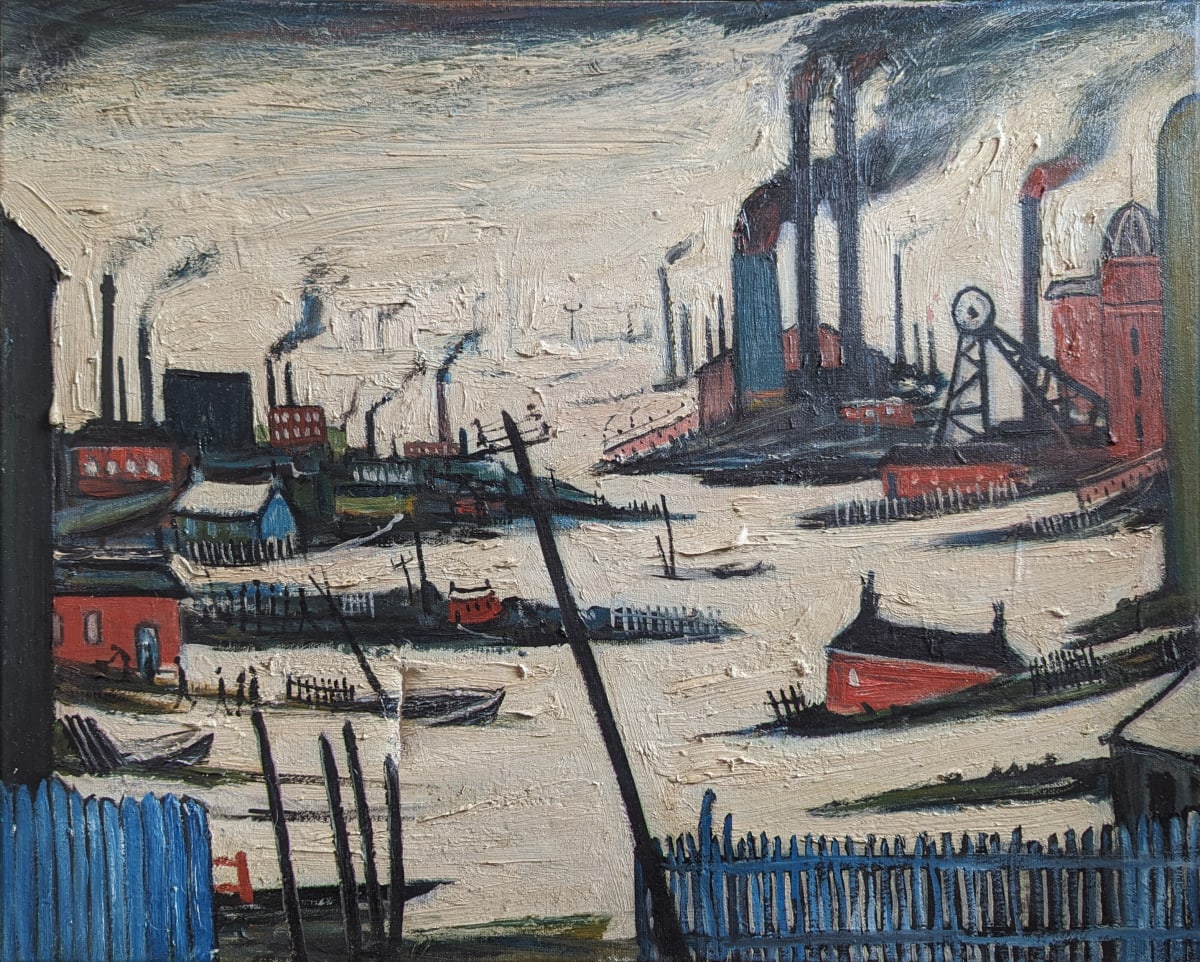 'Industrial Scene' After L.S. Lowry by David Henty 
