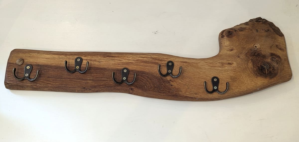 Wooden Coat Rack II by Kes Golder 